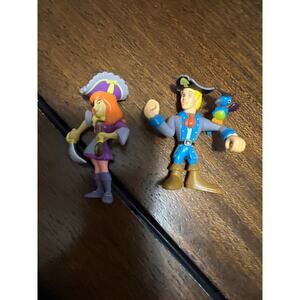 Scooby-Doo Shiver Me Timbers Pirate Crew Figures Lot Of 2 Hanna-Barbera